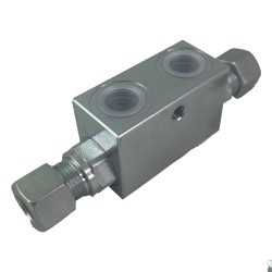 Dual pilot operated check valve 3/8" B2 8 2R pipe 12L - Components