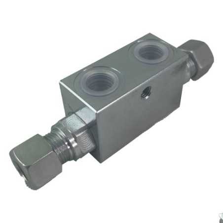 Dual pilot operated check valve 3/8" B2 8 2R pipe 12L - Components