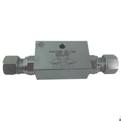 Clapet piloté DE 3/8 POC 2 DIN 30l/mn 350 bar - Composants