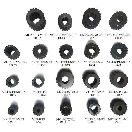 Manchon claveté 14 dents extérieures clavette 3.2 mm CP2 / M2 - Manchon claveté