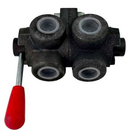 Vanne manuelle 3 voies 1'' T PN 420 - Vannes Hydrauliques - Fonte