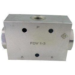 Diviseur 50/50 3/8 FDV 1 à 3l/mn 300 bar acier