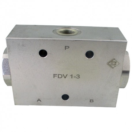 Diviseur 50/50 3/8 FDV 1 à 3l/mn 300 bar acier