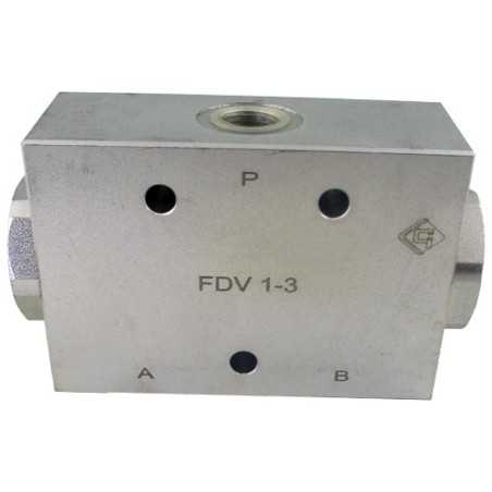 Diviseur 50/50 3/8 FDV 1 à 3l/mn 300 bar acier