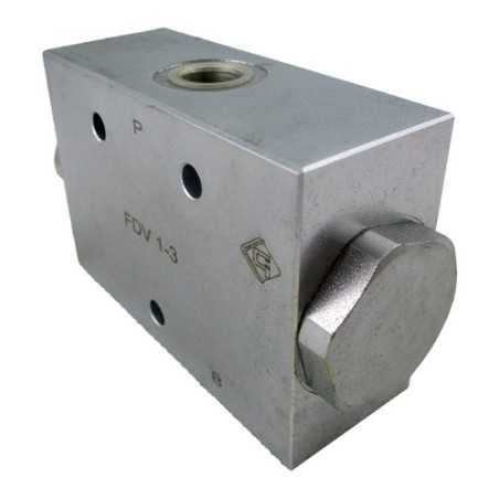 Diviseur 50/50 3/8 FDV 1 à 3l/mn 300 bar acier