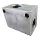 Bloc collecteur pour LP10 1/2'' alu nu
