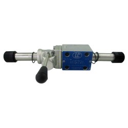 Cetop3 4x3 60l/mn CF LC1 DZ B201 Lever with coils C45 24v
