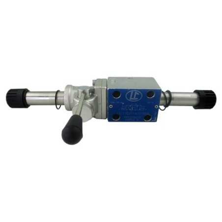 Cetop3 4x3 60l/mn CF LC1 DZ B201 Lever with coils C45 24v