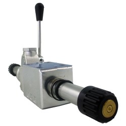 Cetop3 4x3 60l/mn CF LC1 DZ B201 Lever with coils C45 24v