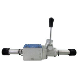 Cetop3 4x3 60l/mn CF LC1 DZ B201 Lever with coils C45 24v