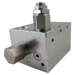 Plaque d'entrée TE13  50l/mn 1/2 FS 210 bar LS 0,3mm 14 bar (acier)