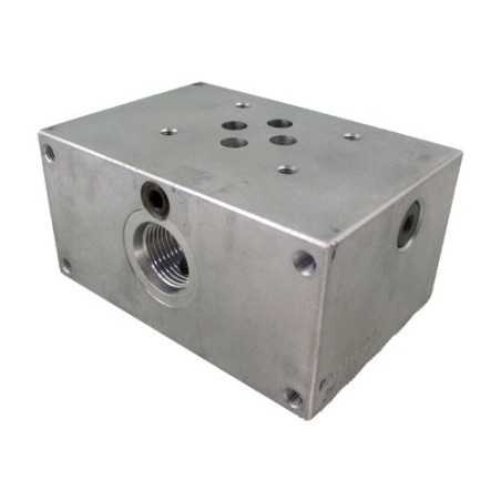 Embase cetop3 1él alu 3/8 avec impact LP B vers T