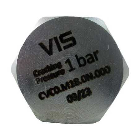 hydraulic check valve 20 l/mn M18x1,5 PO 1 bar (nez de Ø15)