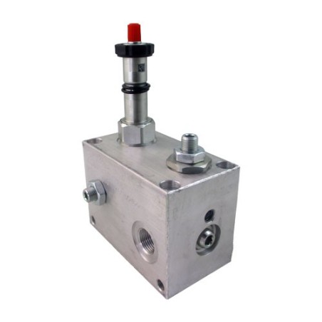 Bloc Bypass  25l/mn VEI 16 VU VS ST 06 NC 3/8 50 à 210 bar G3/8 sec