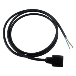 Connecteur moulé 2 pôles + terre avec led 10/50 - longueur 2000mm