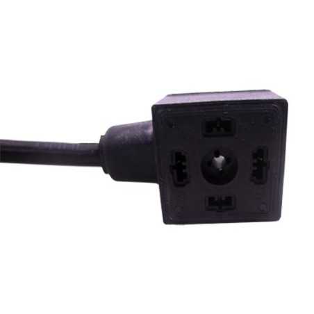 Connecteur moulé 2 pôles + terre avec led 10/50 - longueur 2000mm