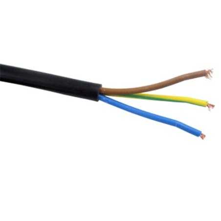 Connecteur moulé 2 pôles + terre avec led 10/50v - longueur 1500mm