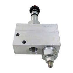 Bloc Bypass 20l/mn VEI 16 VBSN 20 35 à 140 bar NC 3/8 secours