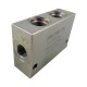 Bloc 3/8 acier cavité CA 08A 3C (double cavité)