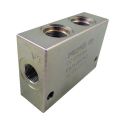 Block 3/8 steel cavity CA 08A 3C (double cavity)