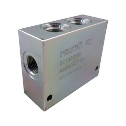 Bloc 1/2 acier cavité CA 10A 3C (double cavité)