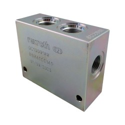 Bloc 1/2 acier cavité CA 10A 3C (double cavité)