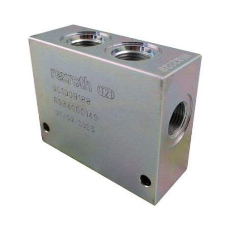 Bloc 1/2 acier cavité CA 10A 3C (double cavité)