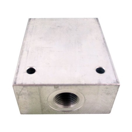 Block 1/2 aluminum CA 12A 3N G1/2 