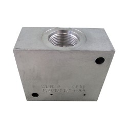 Block 1/4 aluminium special cavity R/LA (R/FTDRE4K)