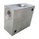 Block 1/4 aluminium special cavity R/LA (R/FTDRE4K)