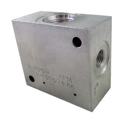 Block 1/4 aluminium special cavity R/LA (R/FTDRE4K)
