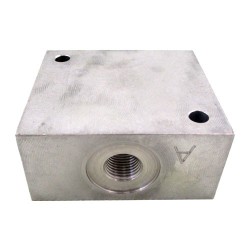 Block 1/4 aluminium special cavity R/LA (R/FTDRE4K)