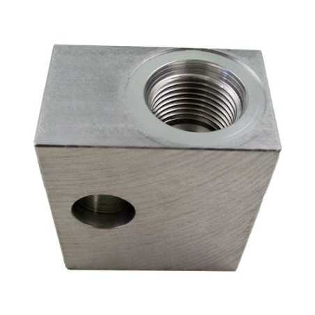 Bloc banjo 1/4 alu cavité 019/V096001 nez de 15,8 - bloc nu