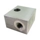 Bloc banjo 1/4 alu cavité 019/V096001 nez de 15,8 - bloc nu