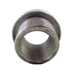 Bride 1"1/4 alu fileté + taraudé 1" BSP pour niveau électrique