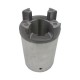 1/2 accouplement 28/38.38S Ø38 cl10 Lg 89mm alu
