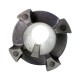 1/2 accouplement 28/38.38S Ø38 cl10 Lg 89mm alu