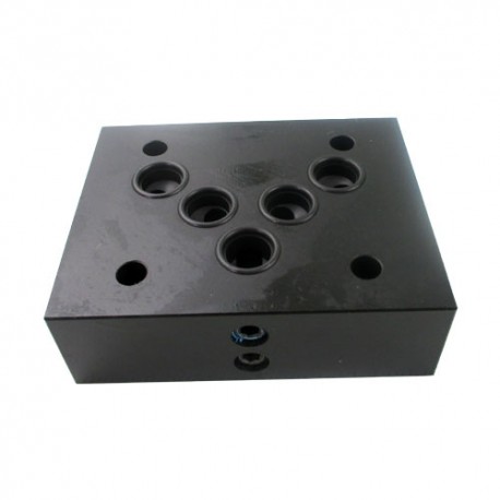 Plaque interm cetop 5 reduction cetop 3 acier