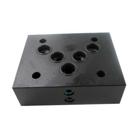 Plaque interm cetop 5 reduction cetop 3 acier