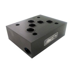 Plaque interm cetop 5 reduction cetop 3 acier