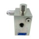 Plaque d'entrée TE13 80l/mn 1/2 FS 310 bar LS 0,4mm 14 bar (acier)