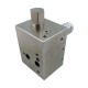 Plaque d'entrée TE13 80l/mn 1/2 FS 310 bar LS 0,4mm 14 bar (acier)