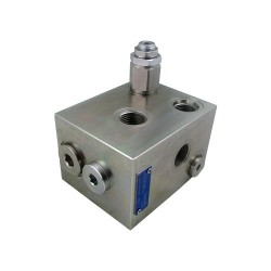 Plaque d'entrée TE13 80l/mn 1/2 FS 310 bar LS 0,4mm 14 bar (acier)