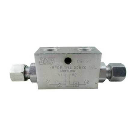 Pilot operated check DE 3/8 B2 8 2R pipe 12L