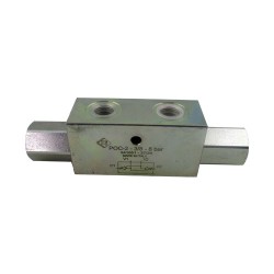 Clapet piloté DE 3/8 POC 2 45l/mn 350 bar PO 8 bar 5.5:1