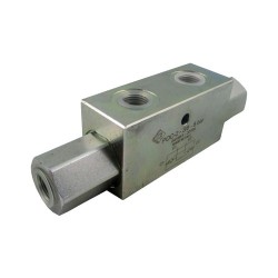 Clapet piloté DE 3/8 POC 2 45l/mn 350 bar PO 8 bar 5.5:1