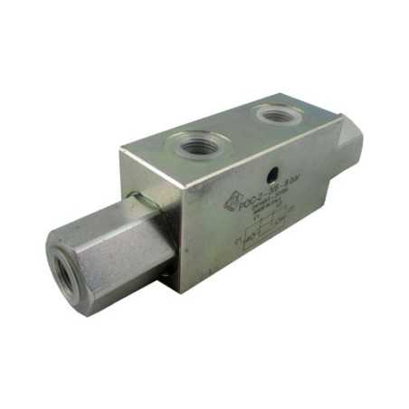 Clapet piloté DE 3/8 POC 2 45l/mn 350 bar PO 8 bar 5.5:1