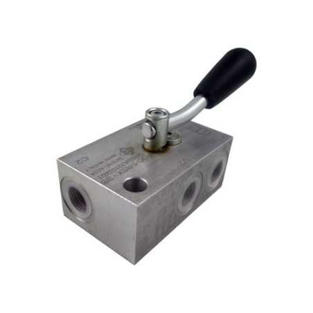 Clapet piloté SE 3/8 POC 1 RSX 35l/mn 300 bar PO 1 bar levier gauche