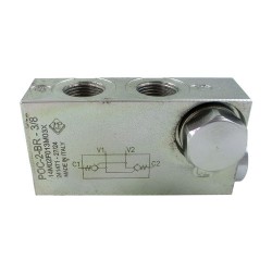 Clapet piloté DE 3/8 banjo int VBPDE 3/8 L CMP/FLV acier (PO 1b)