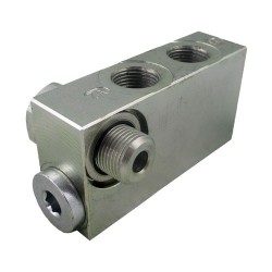 Clapet piloté DE 3/8 banjo int VBPDE 3/8 L CMP/FLV acier